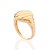 ANEL SKINNY ABAULADO FOLHEADO A OURO ROMMANEL 513475 - Imagem 1