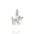 PINGENTE PRATA 925 CACHORRO COM PINGENTE. MED 1,5CM ROMMANEL 840115 - Imagem 1
