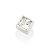 BRINCO ONE MASCULINO PRATA 925 COM ZIRCÔNIA. MED 6X6MM ROMMANEL 820185 - Imagem 2