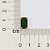 PINGENTE RETANGULAR MASCULINO FOLHEADO A OURO COM CRISTAL VERDE. MED 1,20CM ROMMANEL 542845 - Imagem 3
