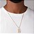 PINGENTE MASCULINO PAI E FILHO FOLHEADO A OURO. MED 3,3CM ROMMANEL 542859 - Imagem 4