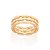 ANEL MASCULINO FOLHEADO A OURO PULSEIRA DE RELÓGIO ROMMANEL 513474 - Imagem 1