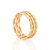 ANEL MASCULINO FOLHEADO A OURO PULSEIRA DE RELÓGIO ROMMANEL 513474 - Imagem 2