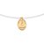 GARGANTILHA FIO DE NYLON FOLHEADO A OURO COM PINGENTE NOSSA SENHORA DE NAZARÉ. MED 40/42CM ROMMANEL 532555 - Imagem 2