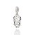 BERLOQUE PRATA 925 TRISTEZA. MED 2,8CM ROMMANEL 840117 - Imagem 1