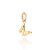 PINGENTE BORBOLETA FOLHEADO A OURO. MED 1,8CM ROMMANEL 542730 - Imagem 1
