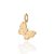 PINGENTE BORBOLETA FOLHEADO A OURO. MED 2CM ROMMANEL 542852 - Imagem 1
