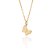 PINGENTE BORBOLETA FOLHEADO A OURO. MED 2CM ROMMANEL 542852 - Imagem 2