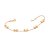 PULSEIRA BORBOLETAS FOLHEADO A OURO. MED 19CM ROMMANEL 552159 - Imagem 1
