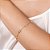 PULSEIRA BORBOLETAS FOLHEADO A OURO. MED 19CM ROMMANEL 552159 - Imagem 3