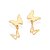 BRINCO BORBOLETAS FOLHEADO A OURO. MED 1,7CM ROMMANEL 527183 - Imagem 3