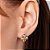 BRINCO FLOR ABAULADO FOLHEADO A OURO. MED 1CM ROMMANEL 527325 - Imagem 4