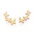 EAR CUFF FOLHEADO A OURO BORBOLETAS. MED 2,8CM ROMMANEL 527328 - Imagem 2