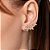 EAR CUFF FOLHEADO A OURO BORBOLETAS. MED 2,8CM ROMMANEL 527328 - Imagem 4