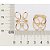 MAXI ANEL FOLHEADO A OURO 4 FIOS COM ZIRCÔNIA ROMMANEL 513479 - Imagem 8