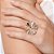 MAXI ANEL FOLHA ONDULADA FOLHEADO A OURO ROMMANEL 513485 - Imagem 4