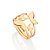 ANEL TRIPLO BORBOLETAS FOLHEADO A OURO ROMMANEL 513488 - Imagem 2