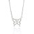 GARGANTILHA BORBOLETA PRATA 925 COM ZIRCÔNIAS. MED 50CM ROMMANEL 830106 - Imagem 1