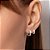 KIT ARGOLAS PRATA 925 COM ZIRCÔNIAS ROMMANEL 820171 - Imagem 5