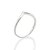 ANEL SKINNY PRATA 925 FORMATO V ROMMANEL 810278 - Imagem 1