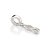BERLOQUE INFINITO PRATA 925 COM ZIRCÔNIAS. MED 2,1CM ROMMANEL 840122 - Imagem 1