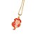 PINGENTE ROSTO DA PRINCESA ARIEL FOLHEADO A OURO COM APLIQUE DE RESINA COLORIDO. MED 2,8CM ROMMANEL 542826 - Imagem 4