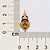 PINGENTE ROSTO PRINCESA TIANA FOLHEADO A OURO COM APLIQUE DE RESINA. MED 2,7CM ROMMANEL 542829 - Imagem 3