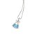 PINGENTE PRATA 925 VESTIDO CINDERELA COM APLIQUE DE RESINA AZUL CLARO. MED 2,2CM ROMMANEL 840086 - Imagem 3