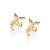 BRINCO FOLHEADO A OURO CAUDA PRINCESA ARIEL COM ZIRCÔNIAS LILÁS. MED 1,4CM ROMMANEL 527348 - Imagem 1
