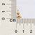 PINGENTE LINGUADO FOLHEADO A OURO. MED 1,30CM ROMMANEL 542864 - Imagem 4