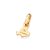 PINGENTE LINGUADO FOLHEADO A OURO. MED 1,30CM ROMMANEL 542864 - Imagem 3