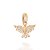 PINGENTE FOLHEADO A OURO ESPÍRITO SANTO. MED 1,5CM ROMMANEL 542836 - Imagem 1
