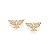 BRINCO FOLHEADO A OURO ESPÍRITO SANTO. MED 1,5CM ROMMANEL 527344 - Imagem 1