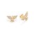 BRINCO FOLHEADO A OURO ESPÍRITO SANTO. MED 1,5CM ROMMANEL 527344 - Imagem 2