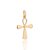 PINGENTE CRUZ FOLHEADO A OURO. MED 3,5CM ROMMANEL 542872 - Imagem 1