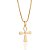 PINGENTE CRUZ FOLHEADO A OURO. MED 3,5CM ROMMANEL 542872 - Imagem 2