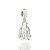 BERLOQUE ANJO PRATA 925. MED 2,2CM ROMMANEL 840163 - Imagem 1