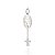 PINGENTE PRATA 925 NOSSA SENHORA DE FÁTIMA. MED 4,3CM ROMMANEL 840130 - Imagem 1
