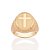 MAXI ANEL CRUZ FOLHEADO A OURO ROMMANEL 513516 - Imagem 1