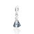 BERLOQUE PRATA 925 NOSSA SENHORA APARECIDA COM ZIRCÔNIAS. MED 2CM ROMMANEL 840139 - Imagem 1