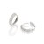 ARGOLA PRATA 925 COM ZIRCÔNIAS. MED 1,4CM DE DIÂMETRO ROMMANEL 820169 - Imagem 2