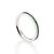 APARADOR DE ALIANÇA PRATA 925 COM ZIRCÔNIAS VERDE ROMMANEL 810290 - Imagem 2