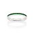 APARADOR DE ALIANÇA PRATA 925 COM ZIRCÔNIAS VERDE ROMMANEL 810290 - Imagem 1