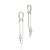 ARGOLA PRATA 925 COM ZIRCÔNIAS. MED 5CM ROMMANEL 820167 - Imagem 1