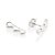 BRINCO PRATA 925 TRIO DE CORAÇÕES. MED 1,4CM ROMMANEL 820181 - Imagem 2