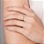 ANEL SKINNY FOLHEADO A OURO COM ZIRCÔNIAS ROMMANEL 513528 - Imagem 4