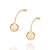 BRINCO PALITO COM ESFERAS FOLHEADO A OURO. MED 4,3CM ROMMANEL 527356 - Imagem 1