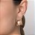 ARGOLA FOLHEADO A OURO COM ESFERAS. MED 2,8CM ROMMANEL 527364 - Imagem 4