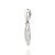 BERLOQUE PRATA 925 PRANCHA DE SURF. MED 2,6CM ROMMANEL 840174 - Imagem 2