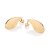 BRINCO GOTA ABAULADO FOLHEADO A OURO. MED 2,4CM ROMMANEL 527434 - Imagem 2